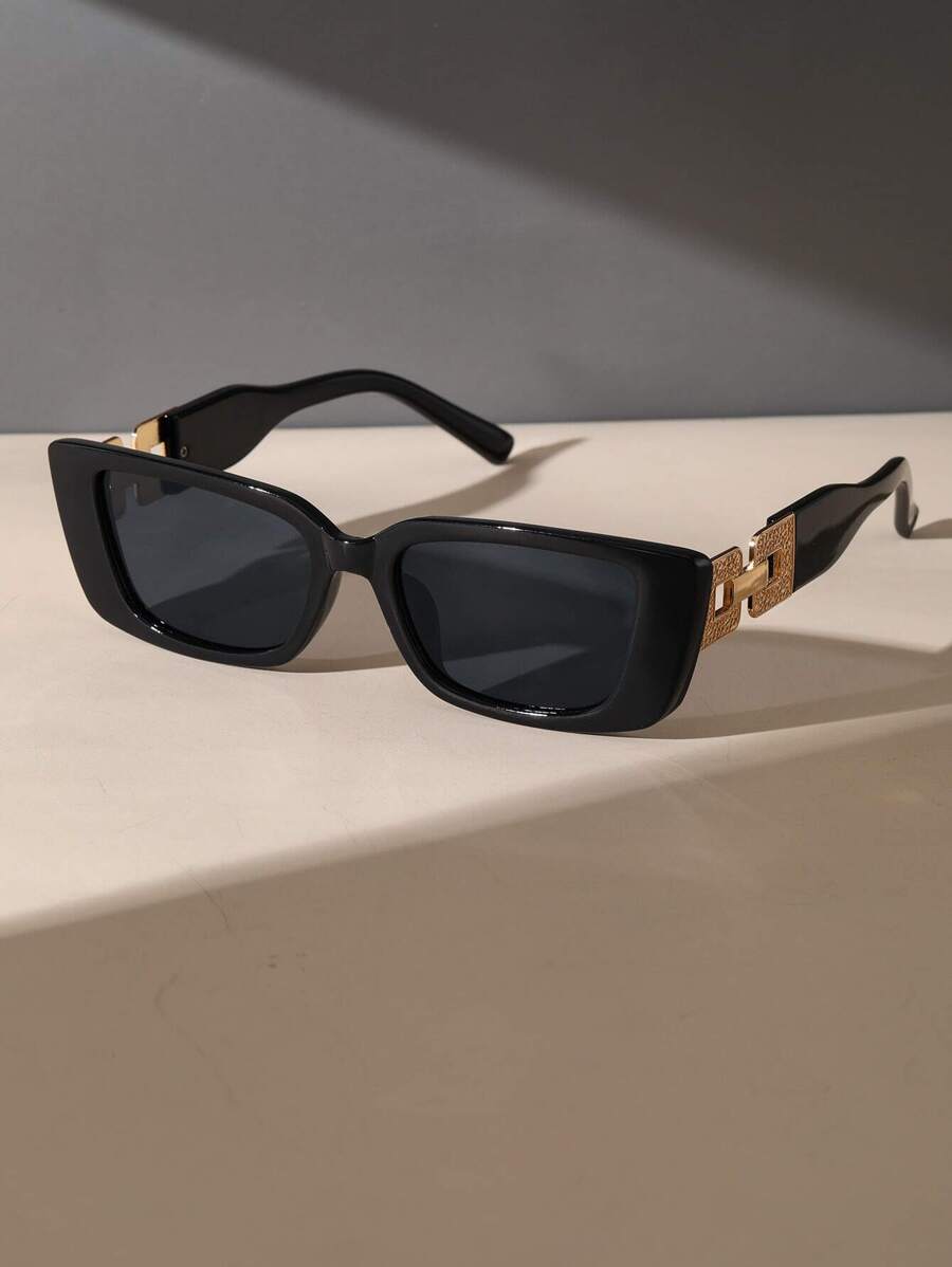 Women Accessories Business - 1pair Vintage Plastic Frame Geometric Eyeglasses