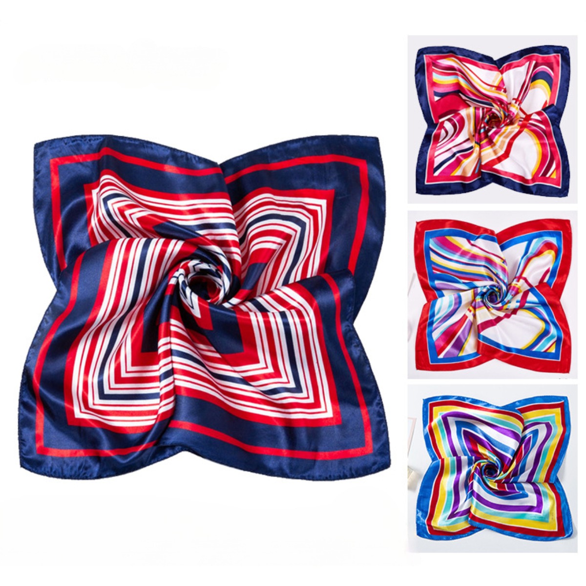 Women Accessories Business - 50*50cm Square Silk Scarves Scarf Women's