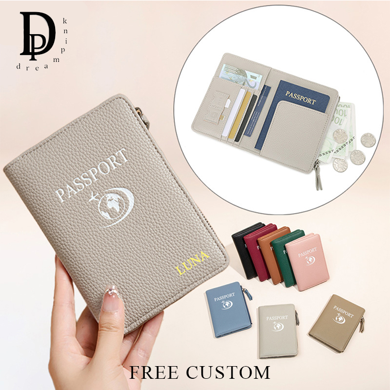 Women Accessories Business - Travel Woman RFID Personalized Passport Holder