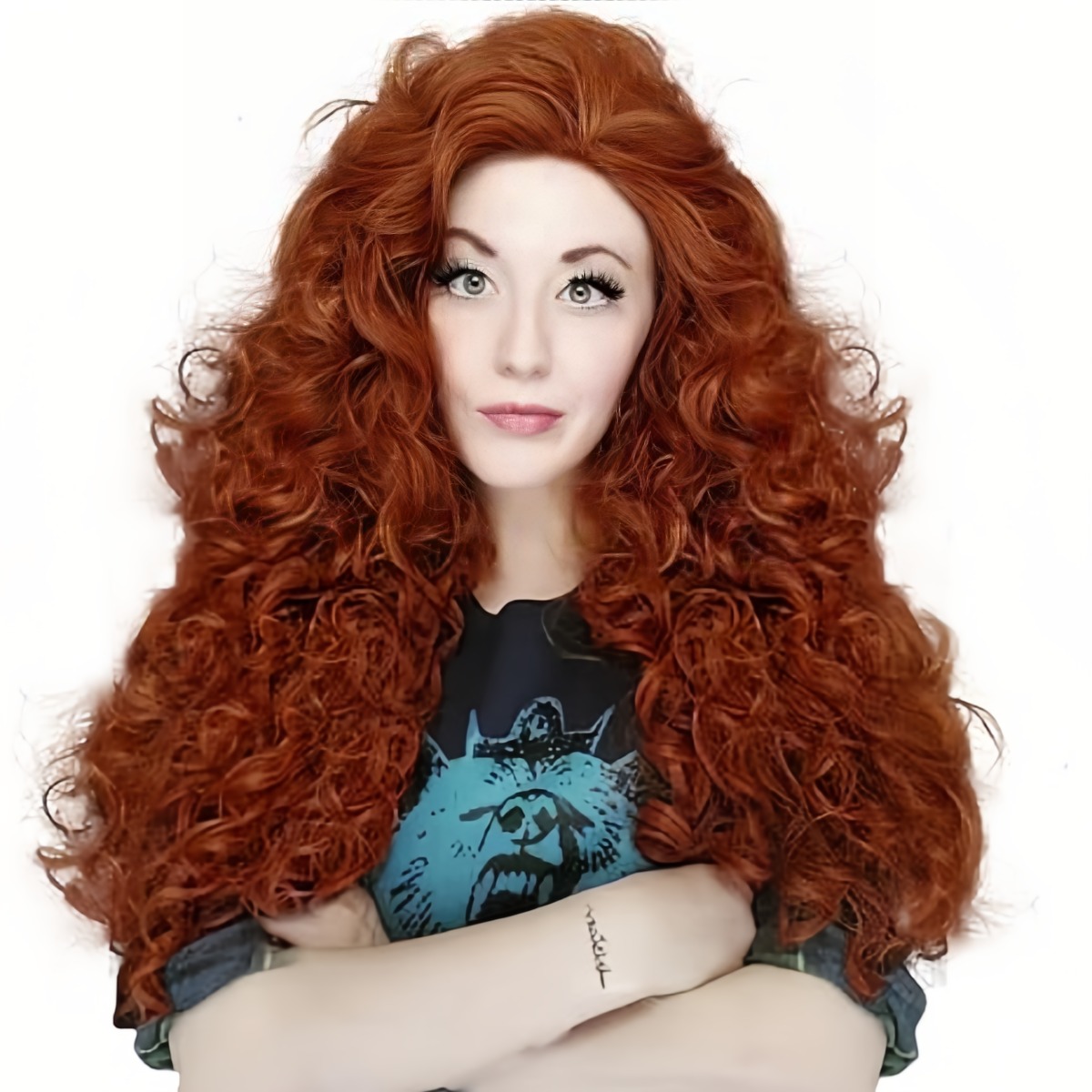 Accessories Brand For Women - Anxin Brand Synthetic Fiber Wig: Red-Brown,