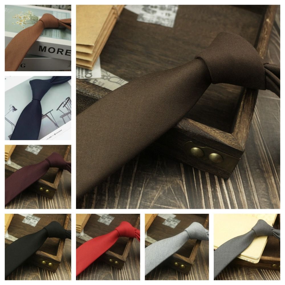 Solid Color Neck Tie Adjustabl - đánh giá và giá Women Accessories Business