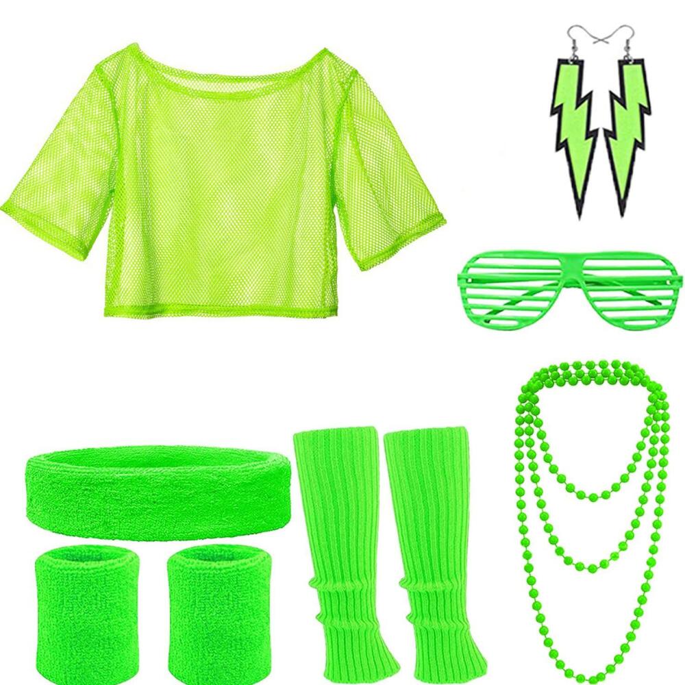 80S Disco Party Outfit Set for - đánh giá và giá Women'S Accessories In The 80S