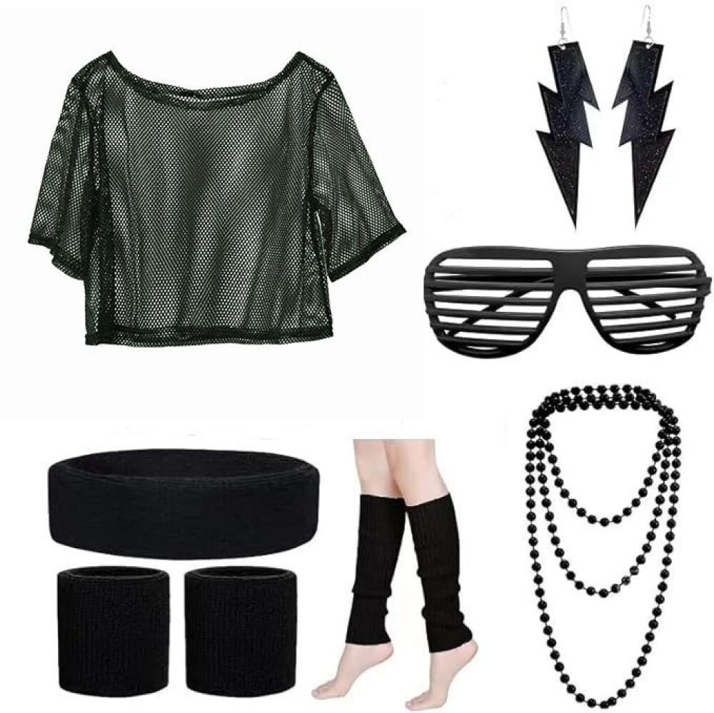 80S Disco Party Outfit Set for - đánh giá và giá Women'S Accessories In The 80S