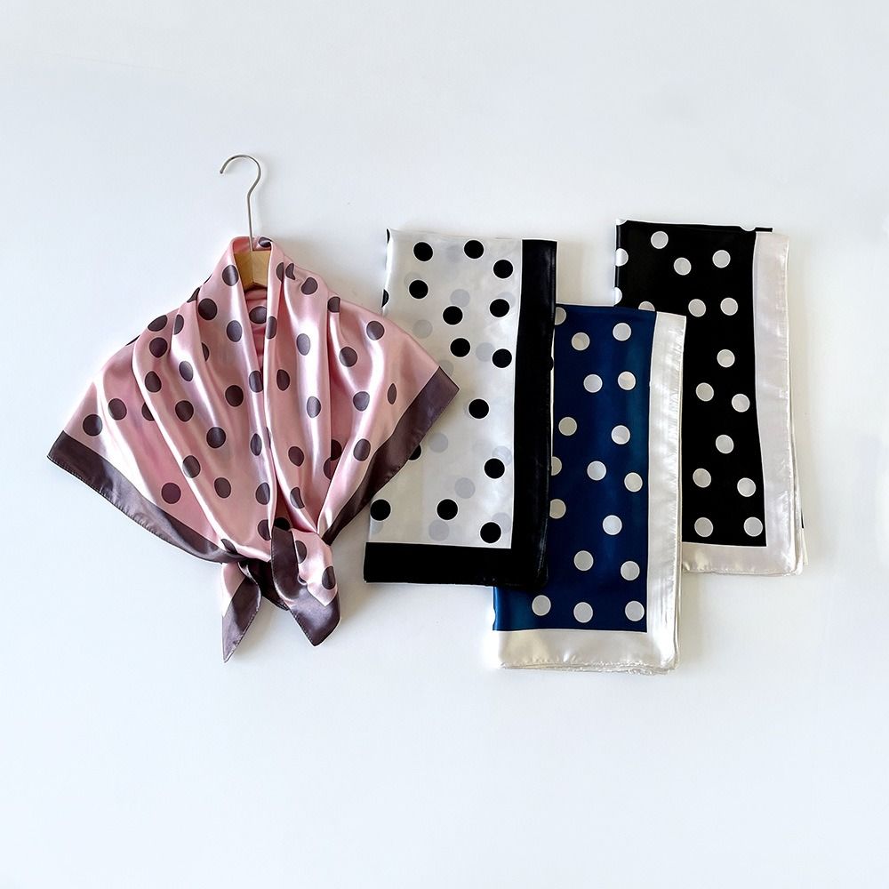 Elegant Printed Dot Print Scar - đánh giá và giá Women'S Korean Accessories