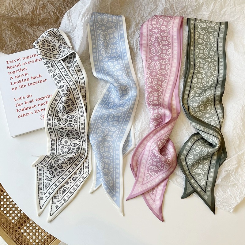 Set Series Silk Satin Scarf Wo - đánh giá và giá Women'S Accessories For Neck