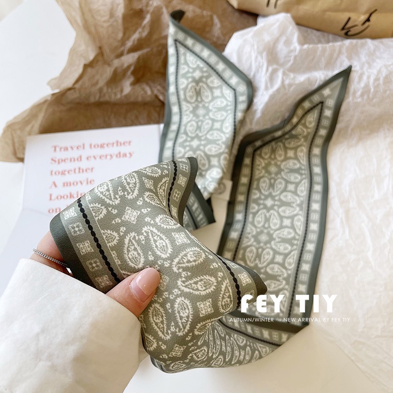 Set Series Silk Satin Scarf Wo - đánh giá và giá Women'S Accessories For Neck