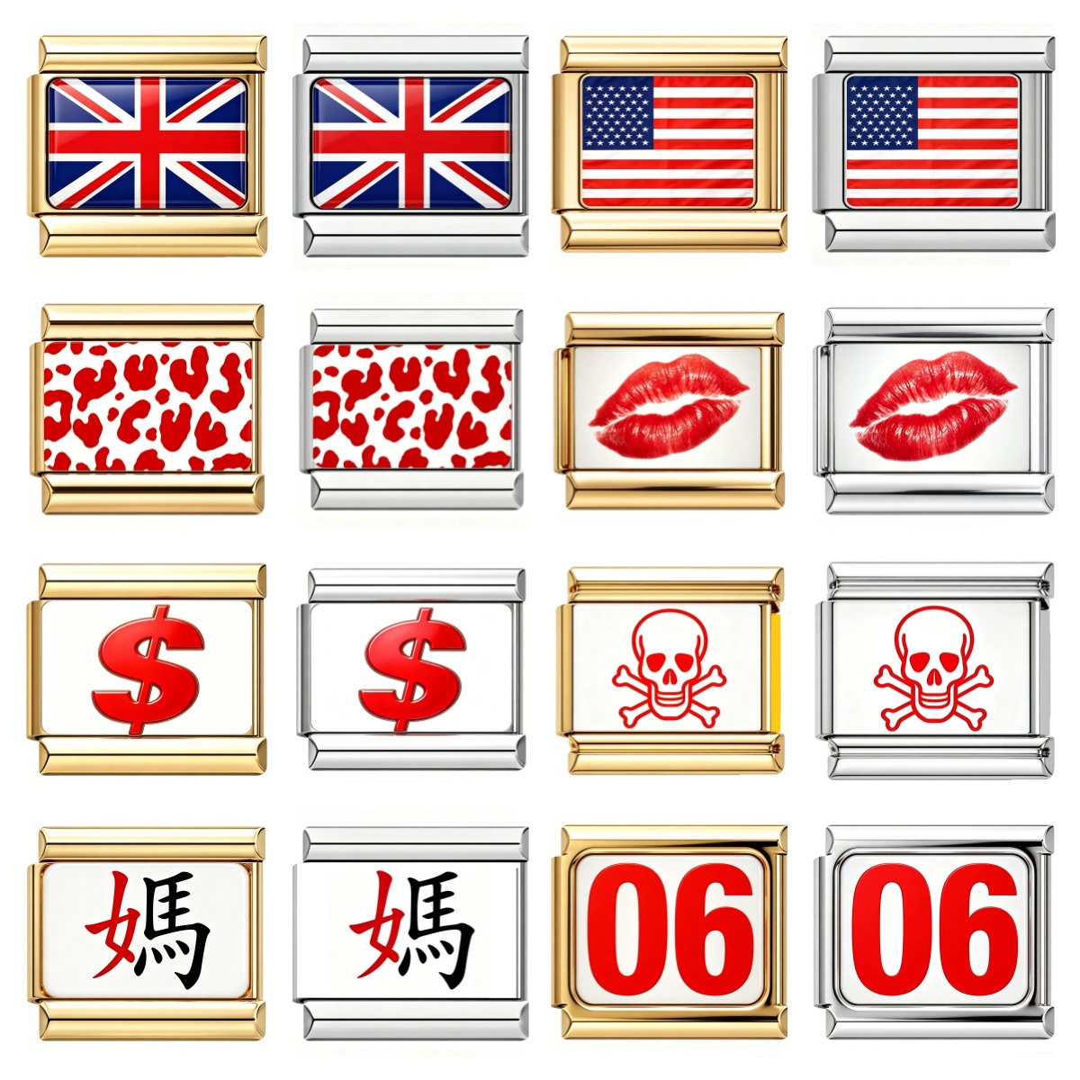 Italian Charm Links Stainless  - đánh giá và giá Women'S Accessories Uk
