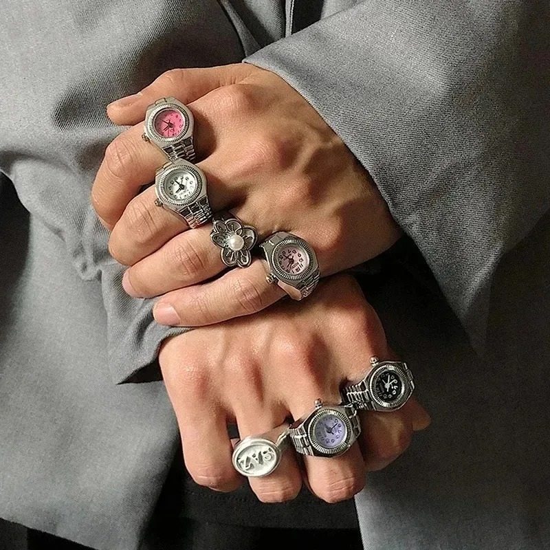 Vintage 80s Punk Watch Ring Y2 - đánh giá và giá Women'S Accessories In The 80S