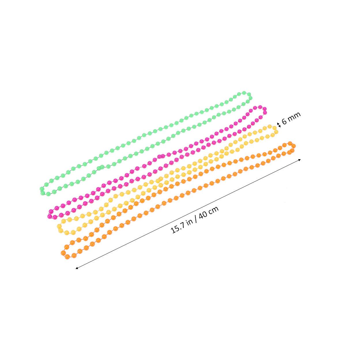 4Pcs Plastic Bead Necklace Wom - đánh giá và giá Women'S Accessories In The 80S