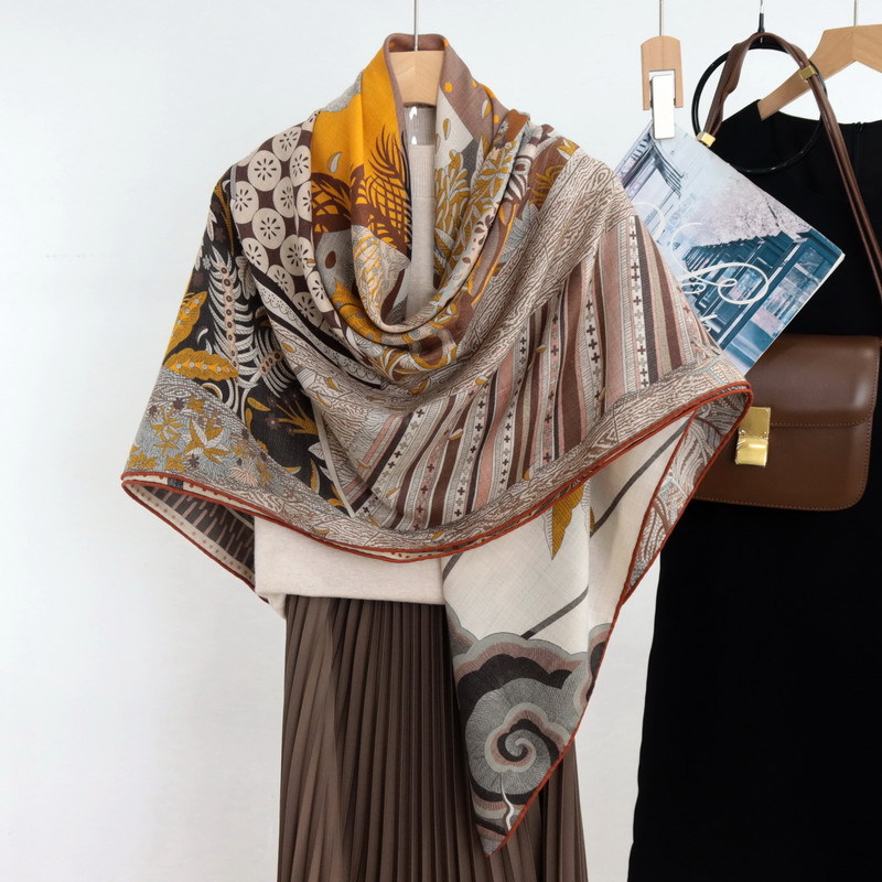 Winter Luxury Brand Scarf Doub - đánh giá và giá Accessories Brand For Women