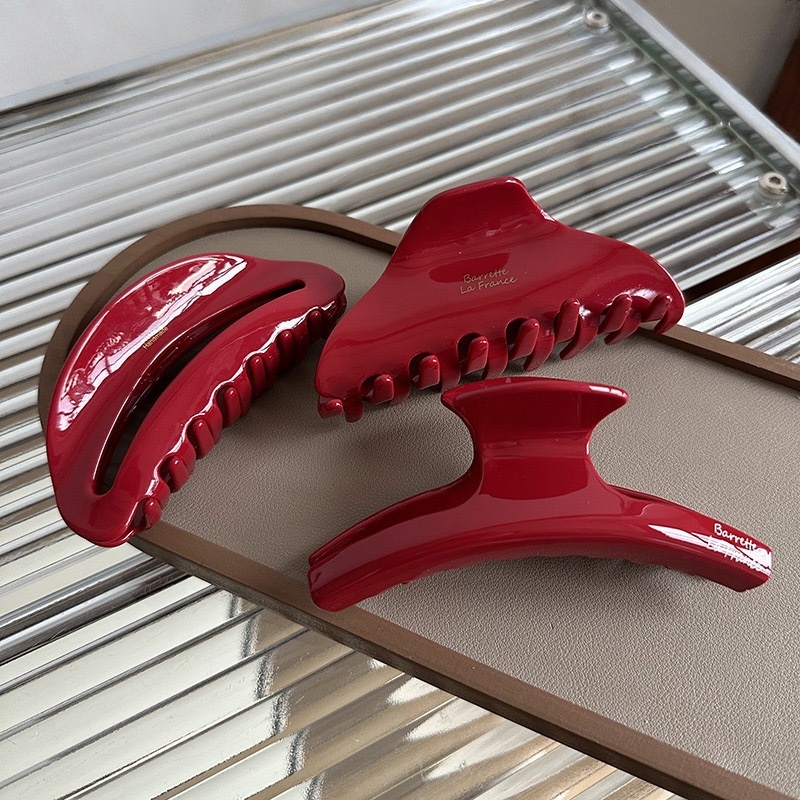 New Christmas Red Hair Claw Cr - đánh giá và giá Women Accessories Business