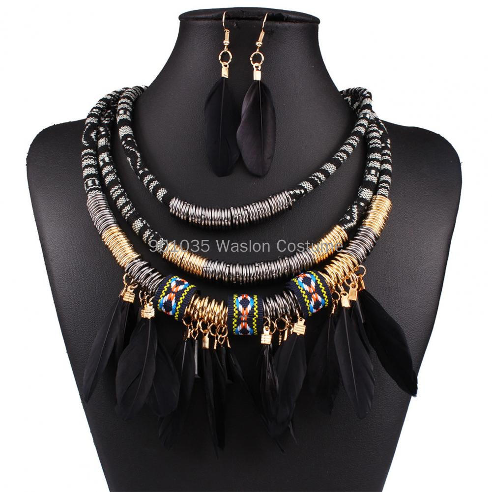 2Pcs/Set Egypt Feather Tassel  - đánh giá và giá Women Accessories Egypt
