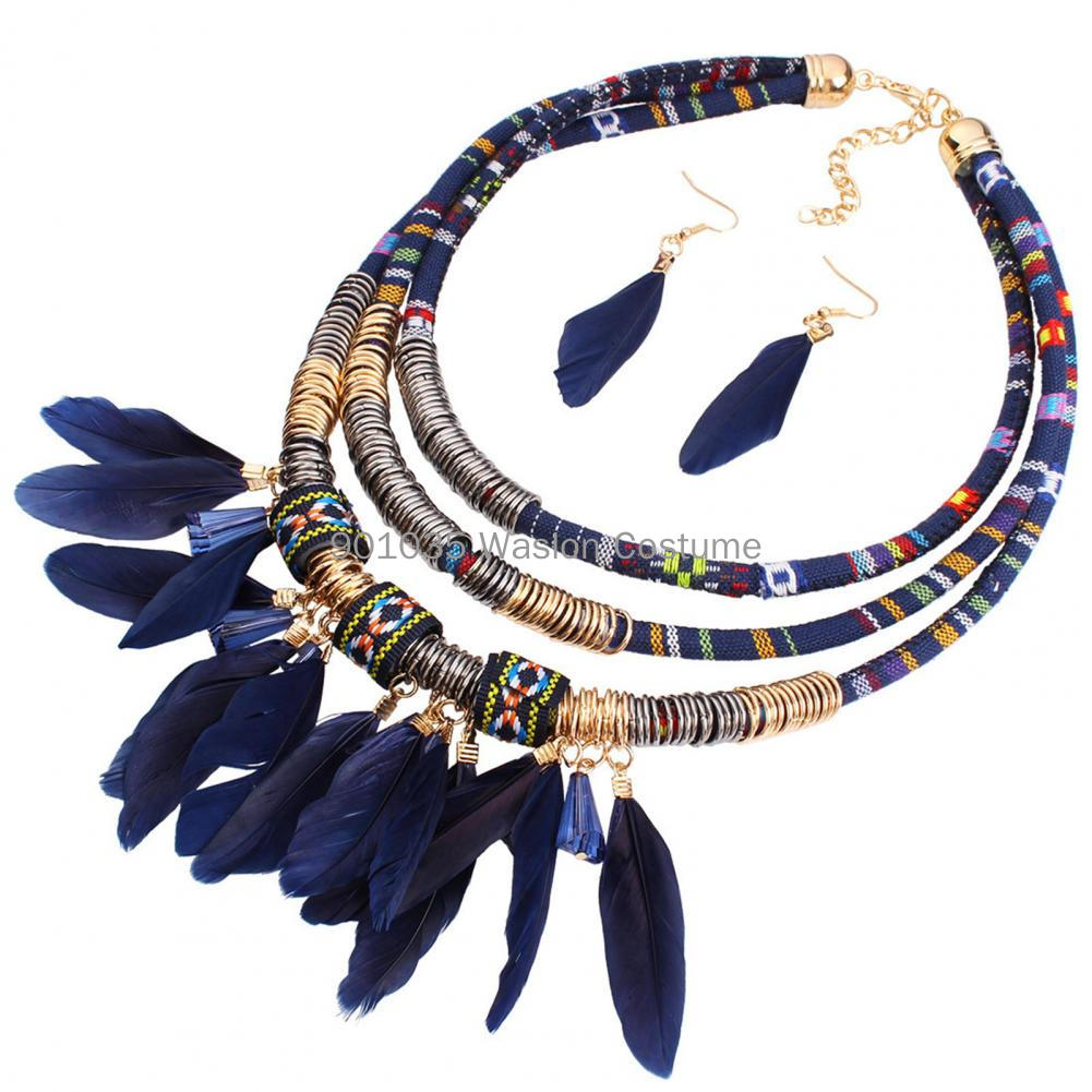 2Pcs/Set Egypt Feather Tassel  - đánh giá và giá Women Accessories Egypt