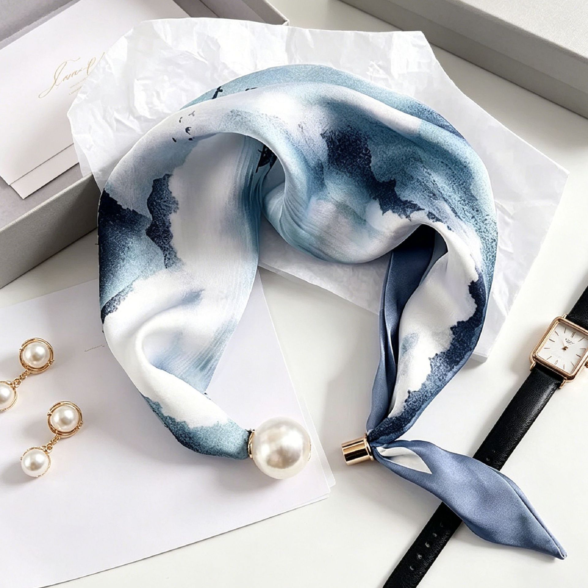 Elegant Chic Pearl Stripe Scar - đánh giá và giá Women'S Accessories For Neck