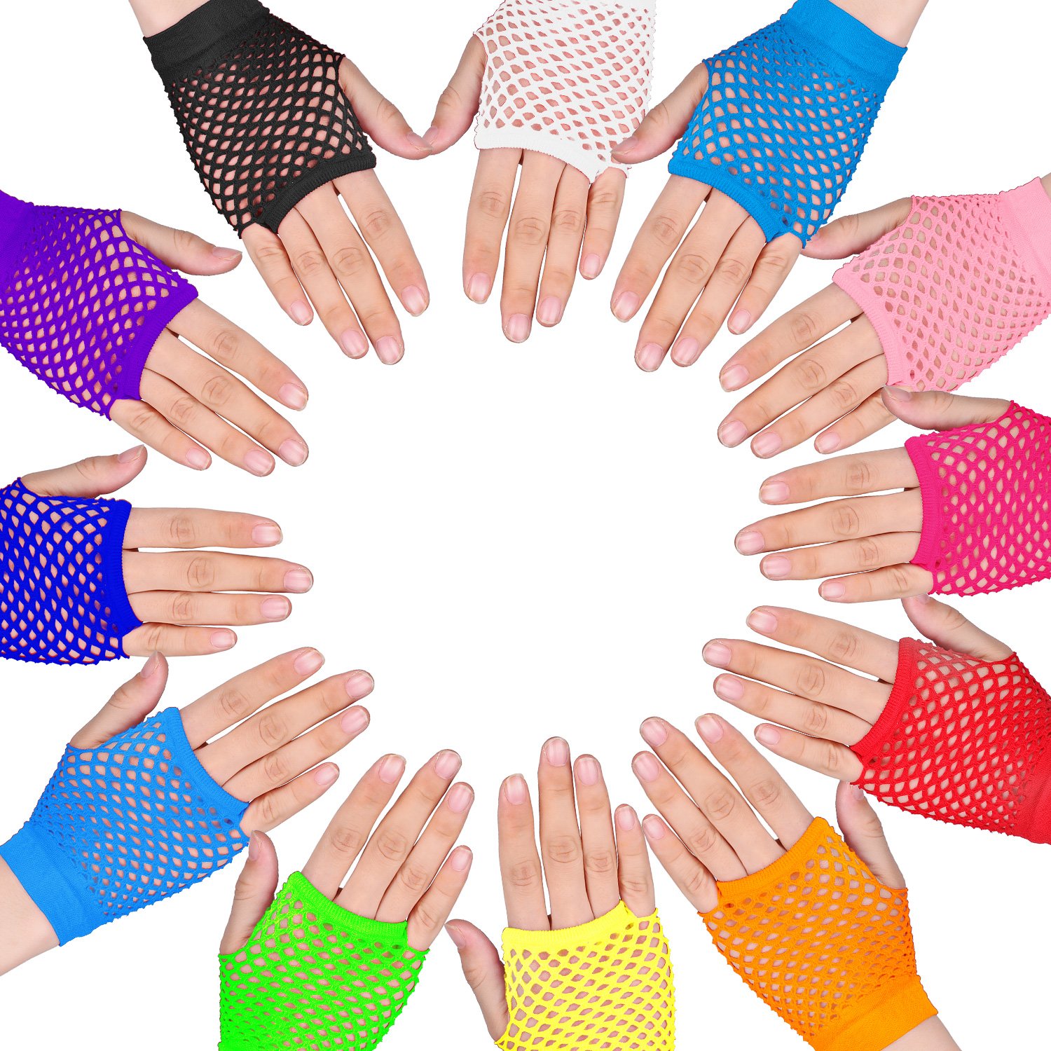 24 Pairs Fingerless Fishnet Ne - đánh giá và giá Women'S Accessories In The 80S
