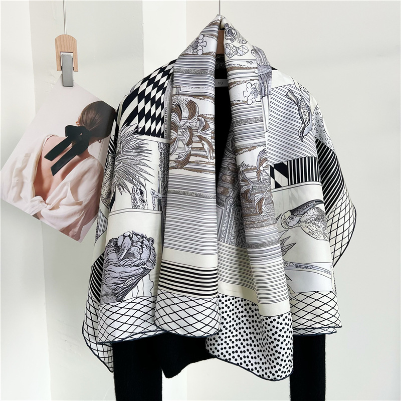 Large Silk Scarfs Brands Desig - đánh giá và giá Accessories Brand For Women