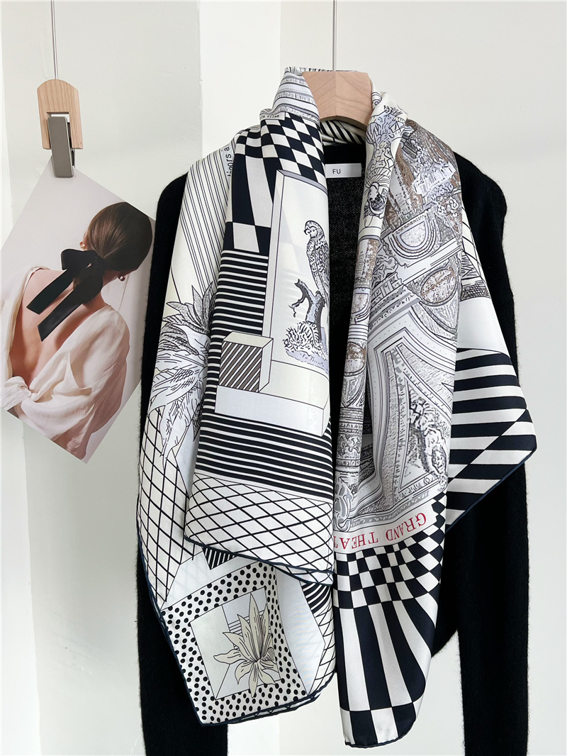Large Silk Scarfs Brands Desig - đánh giá và giá Accessories Brand For Women