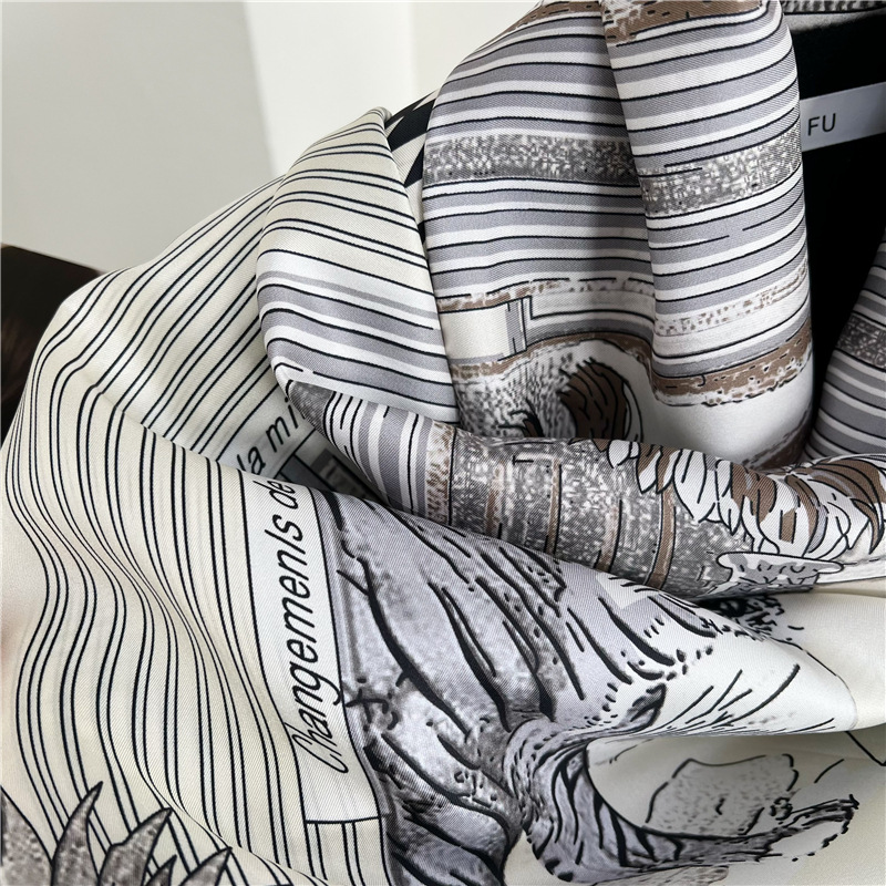 Large Silk Scarfs Brands Desig - đánh giá và giá Accessories Brand For Women