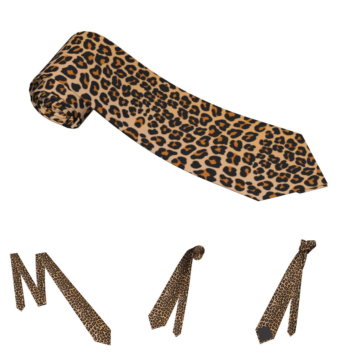 Leopard Men Women Necktie Slim - đánh giá và giá Women Accessories Business