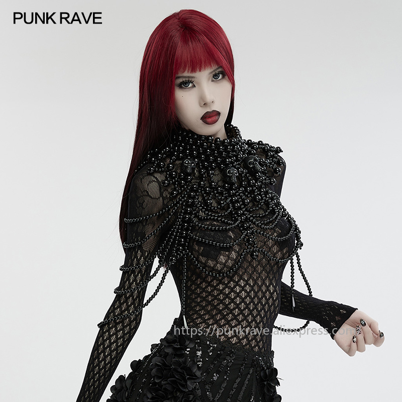 PUNK RAVE Women's Gothic Skull - đánh giá và giá Women'S Accessories For Neck