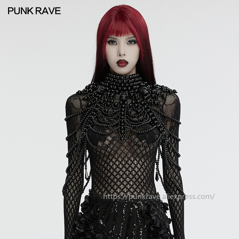 PUNK RAVE Women's Gothic Skull - đánh giá và giá Women'S Accessories For Neck