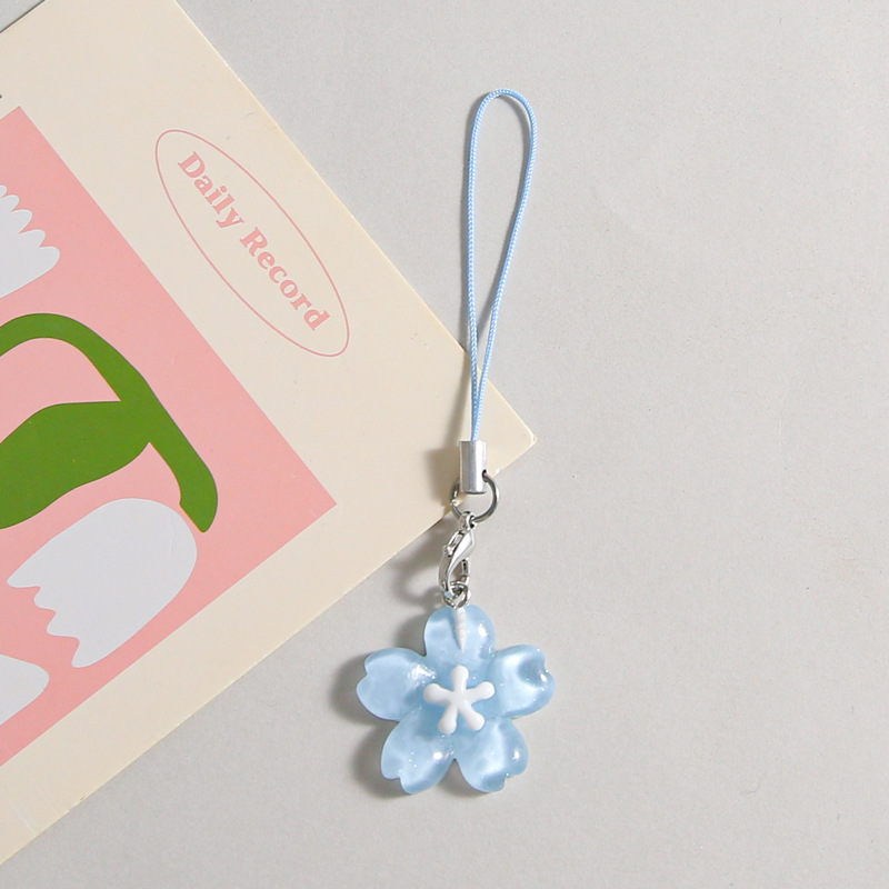 Colorful Resin Flower Phone Ch - đánh giá và giá Women'S Korean Accessories