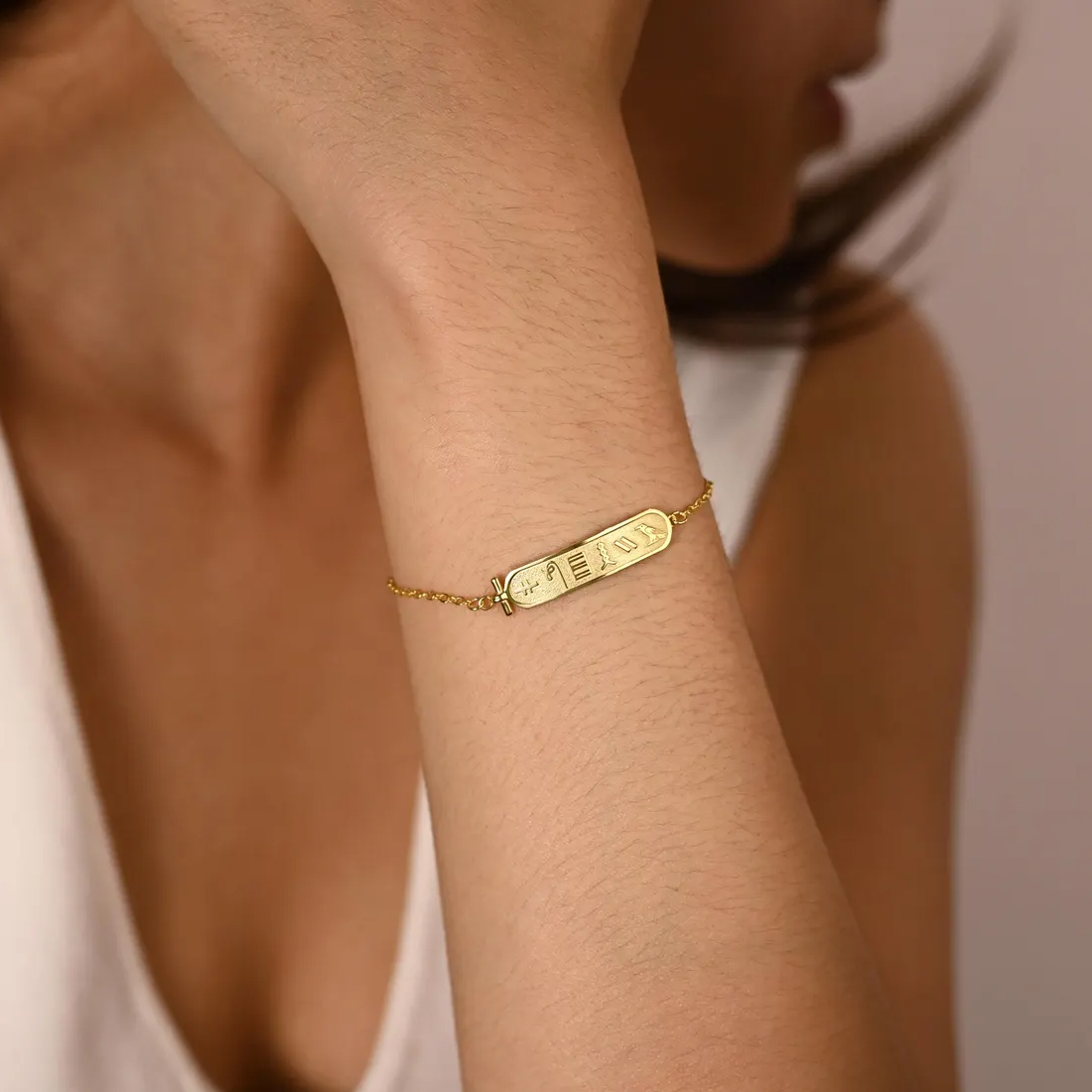 Custom Egyptian Name Bracelet  - đánh giá và giá Women Accessories Egypt