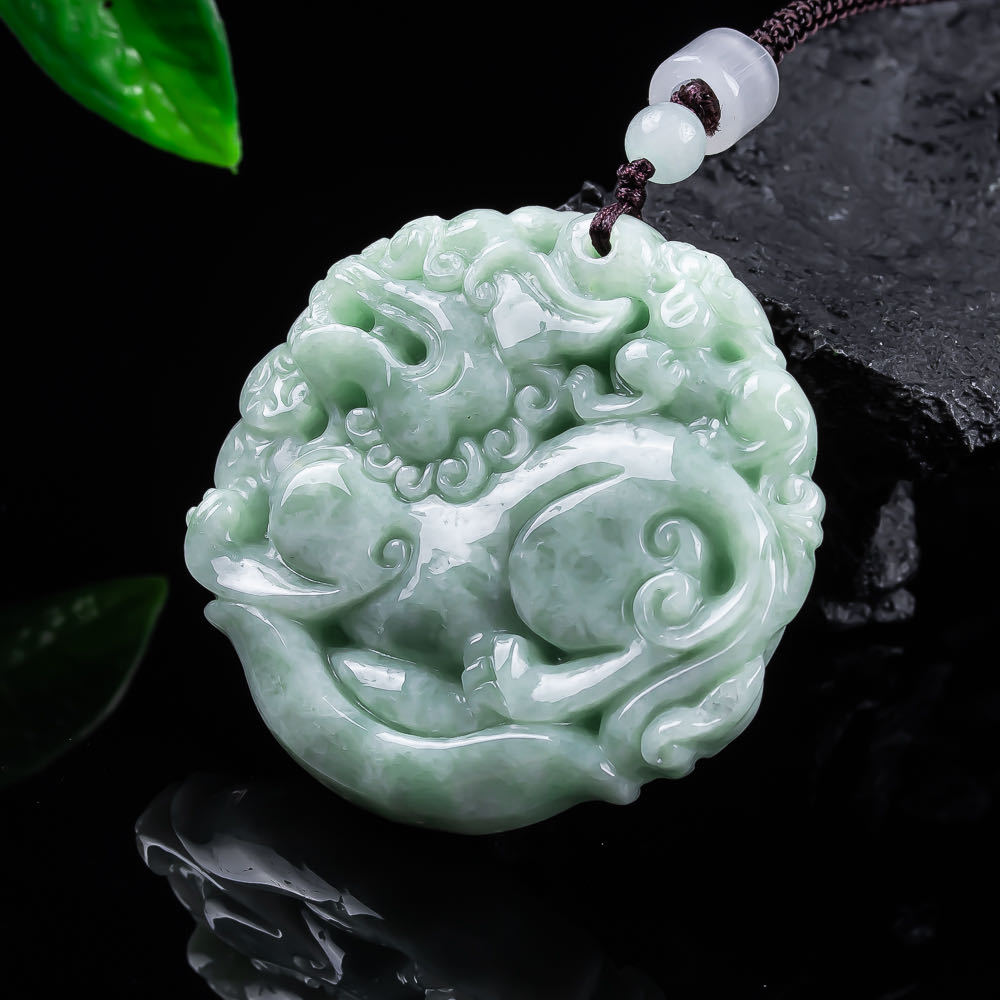 Natural Myanmar Jadeite Pixiu  - đánh giá và giá Accessories Woman