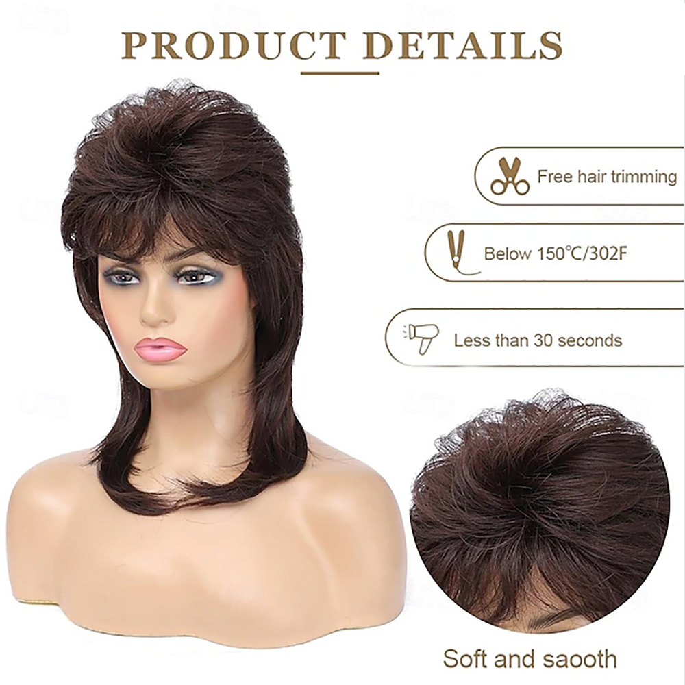 HAIRJOY Synthetic Hair Mullet  - đánh giá và giá Women'S Accessories In The 80S