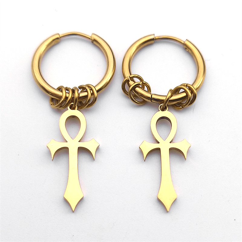 Egypt Ankh Cross Hoop Drop Dan - đánh giá và giá Women Accessories Egypt