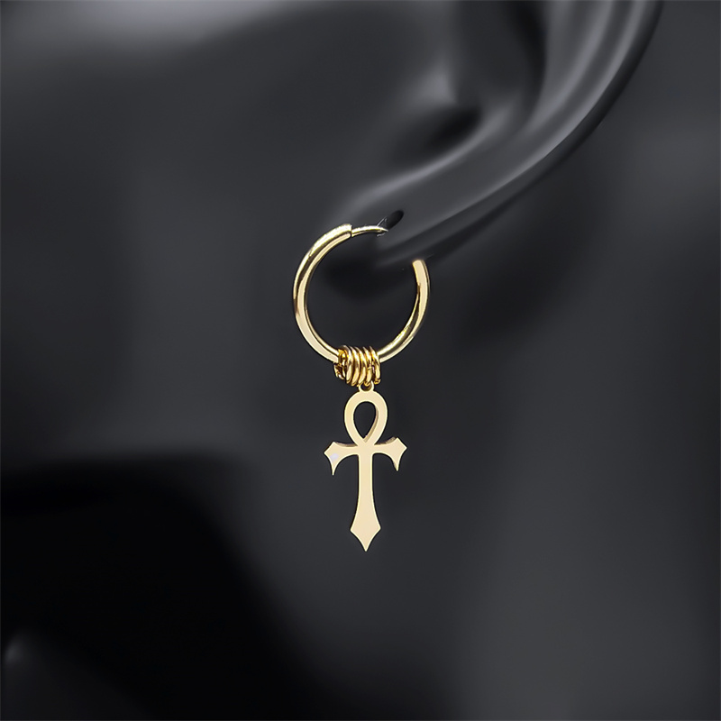 Egypt Ankh Cross Hoop Drop Dan - đánh giá và giá Women Accessories Egypt