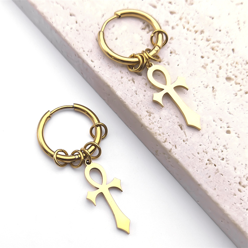 Egypt Ankh Cross Hoop Drop Dan - đánh giá và giá Women Accessories Egypt